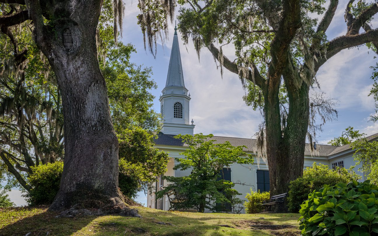 Conway, South Carolina Downtown Conway, SC Church in the Fall